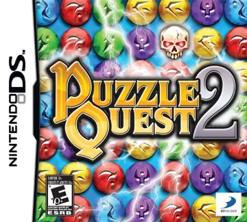 Puzzle Quest 2 (USA) (En,Fr,Es) box cover front